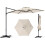 3 meter cantilever parasol – 360 draaibaar, beige 2