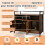 Cat Litter Box Enclosure Cabinet With Storage, Scratcher 3