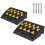Oprithellingen, set van 2, 5-6 inch hoogte, rubber 2