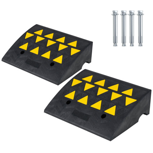 Oprithellingen, set van 2, 5-6 inch hoogte, rubber 1
