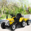 12V Kids Ride-On Tractor with Trailer, Remote Control 6