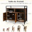 Cat Litter Box Enclosure Cabinet With Storage, Scratcher 8