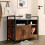 Cat Litter Box Enclosure Cabinet With Storage, Scratcher 5