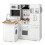 Wooden Corner Play Kitchen Set, White, 5 Accessories 1