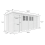 17x5 Pent Composite Shed Tanalised (Single Door, No Windows) 4