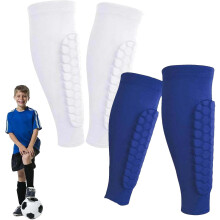 Shin Guards for Kids with Honeycomb Pads, Lightweight
