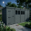 17x5 Pent Composite Shed Tanalised (Single Door, With Windows) 3