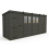 17x5 Pent Composite Shed Tanalised (Single Door, With Windows) 2