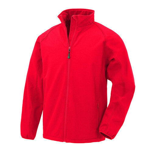 (M, Red) Result Genuine Recycled Mens Printable Soft Shell Jacket