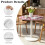 Round Spandex Table Cover with Elastic Edge 24 inch 2 pcs 5