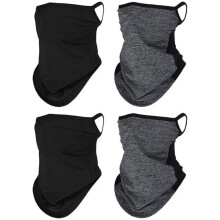 Neck Gaiter Face Mask Breathable Cooling 4PCS