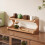 Wooden Two-Tier Display Shelf – Desktop Storage for 1