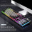USB Wired Floating Gaming Keyboard Ergonomic 1