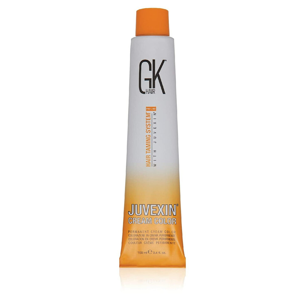 Photos - Hair Dye Global Keratin Cream Colour Permanent  7.17 Matt Blonde 100 ml 