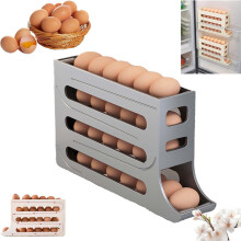 Rolling Egg Holder 4-Tier 30-Egg Yellow 2