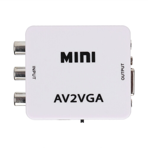 AV to VGA Converter Adapter 480P PAL NTSC
