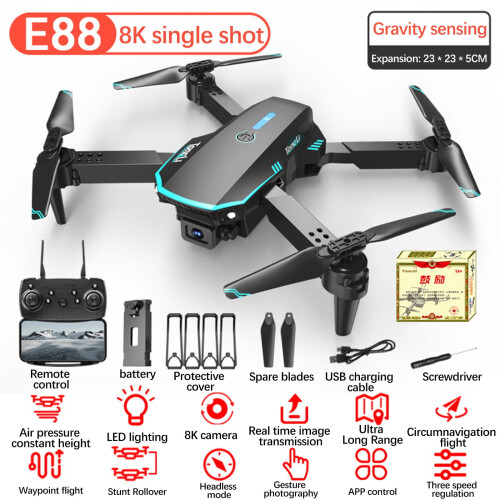 Kids' Drone 8-12 Years Old with HD Camera, Foldable Remote