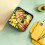 Leakproof Bento Box with Spoon and Fork, Square, Microwave 6