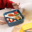 Leakproof Bento Box with Spoon and Fork, Square, Microwave 5