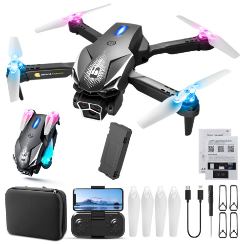 Mini RC Drone for Kids with 1080P Dual Camera