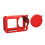 Silicone Case for  Action 6 Action Camera Full Protective Frame Case Anti-Scratch Camcorder Housing Case Red 1