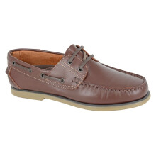 (8 UK, Brown) Rdek Mens Leather Non Marking Moccasins
