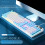 Slim LED Backlit Gaming Keyboard USB Wired Ergonomic Water 1