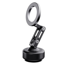 Electric Vacuum Magnetic Suction Phone Mount Foldable Strong Suction Stand 360 Rotation Car Phone Holder