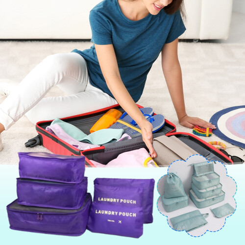 Packing Cubes Set Waterproof Reusable 6-Piece 1