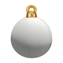 Inflatable Velvet Christmas Balls Extra Large 15.7 Inch