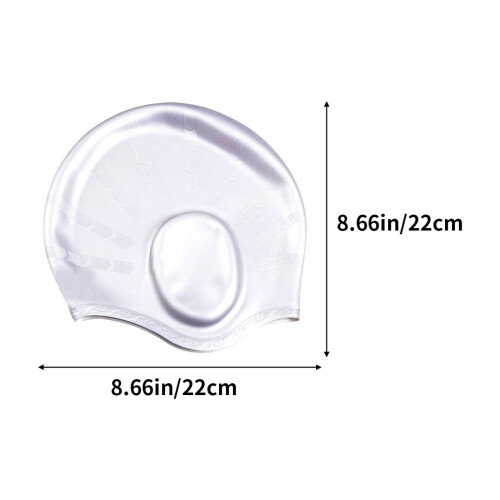 Waterproof Swimming Cap High Elasticity 22x22in 66g 2