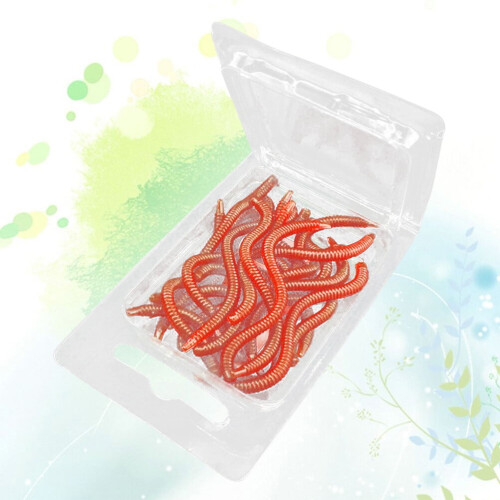 NICEXMAS Soft Fishing Lures Bionic Worms 20 pcs 2