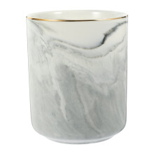 Ceramic Marble Utensil Holder Home Office Organizer