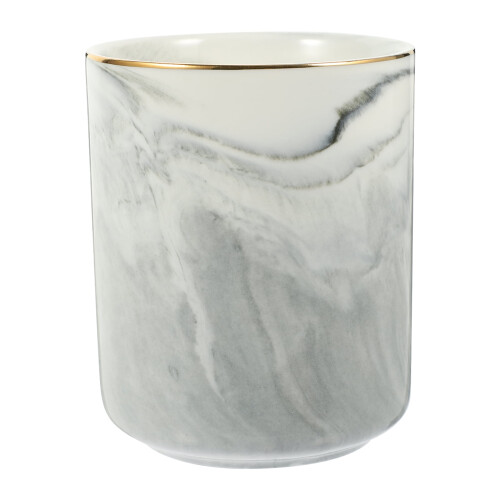 Ceramic Marble Utensil Holder Home Office Organizer