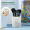 Ceramic Marble Utensil Holder Home Office Organizer 3