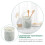 Ceramic Marble Utensil Holder for Kitchen and Office 6