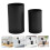 Supvox Utensil Holder Black PP 2 pcs 6