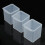 Square Bead Storage Boxes PP Material with Lids 12 Pcs 1