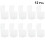 Square Bead Storage Boxes PP Material with Lids 12 Pcs 3