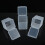 Square Bead Storage Boxes PP Material with Lids 12 Pcs 6