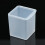 Square Bead Storage Boxes PP Material with Lids 12 Pcs 8