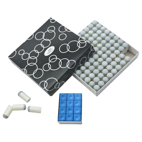 Pool Cue Tips Slip-On 9 mm 100 Pieces 1