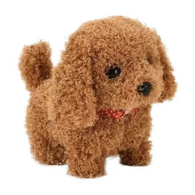 Karymi Realistic Robot Puppy Walking Barking Tail Wagging