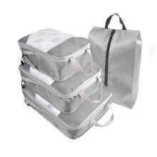 Compression Packing Cubes Set Gray 4-Piece