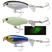 Topwater pencil plopper bass lure for freshwater or