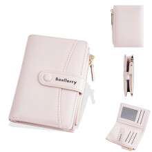 Women's PU Wallet with Zipper Clutch 5.1 x 3.9 Inches