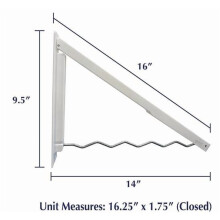 Wall-Mounted Foldable Clothing Rack 1-Pack