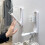 Wall-Mounted Telescopic Laundry Hanger with Clips 2-Pack 1