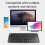 Foldable Bluetooth Keyboard with Phone Holder Full-Size 104 7