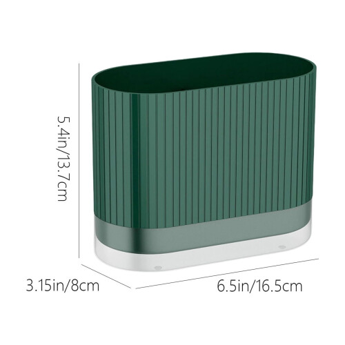 Wall-Mounted Tableware Basket Hollow Utensil Holder 2